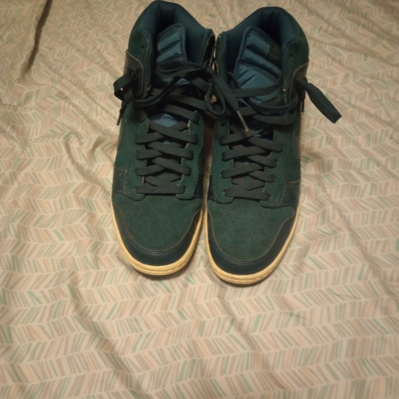 Nike Dunk Sky Hi Dark Sea Green Hidden Hedge Sneaker size 9.5 - Picture 10 of 11